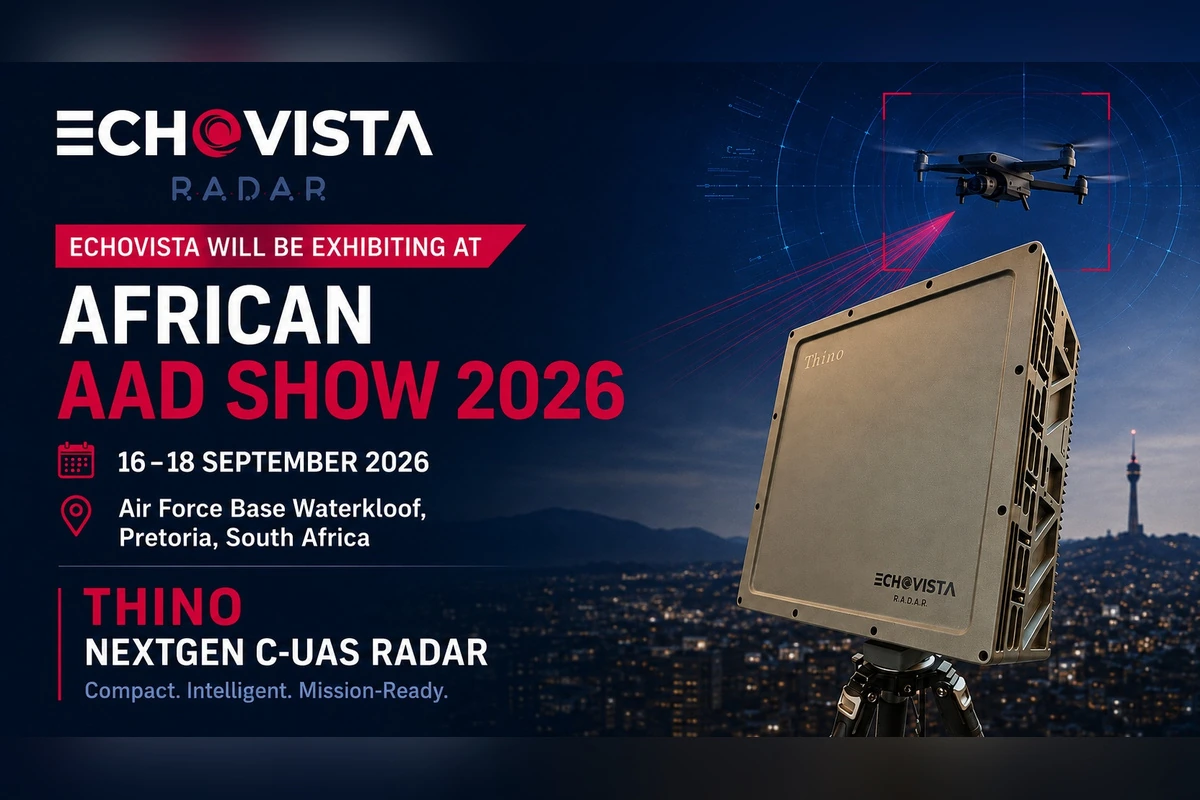 EchoVista Radar to Showcase THINO AI-Powered Surveillance Radar at AAD 2026 in South Africa