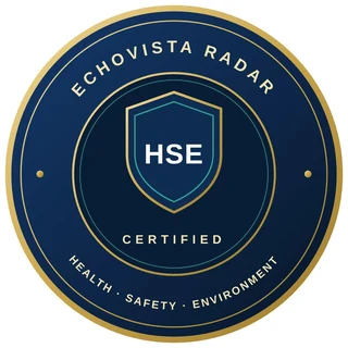 EchoVista Radar HSE certified health, safety and environment